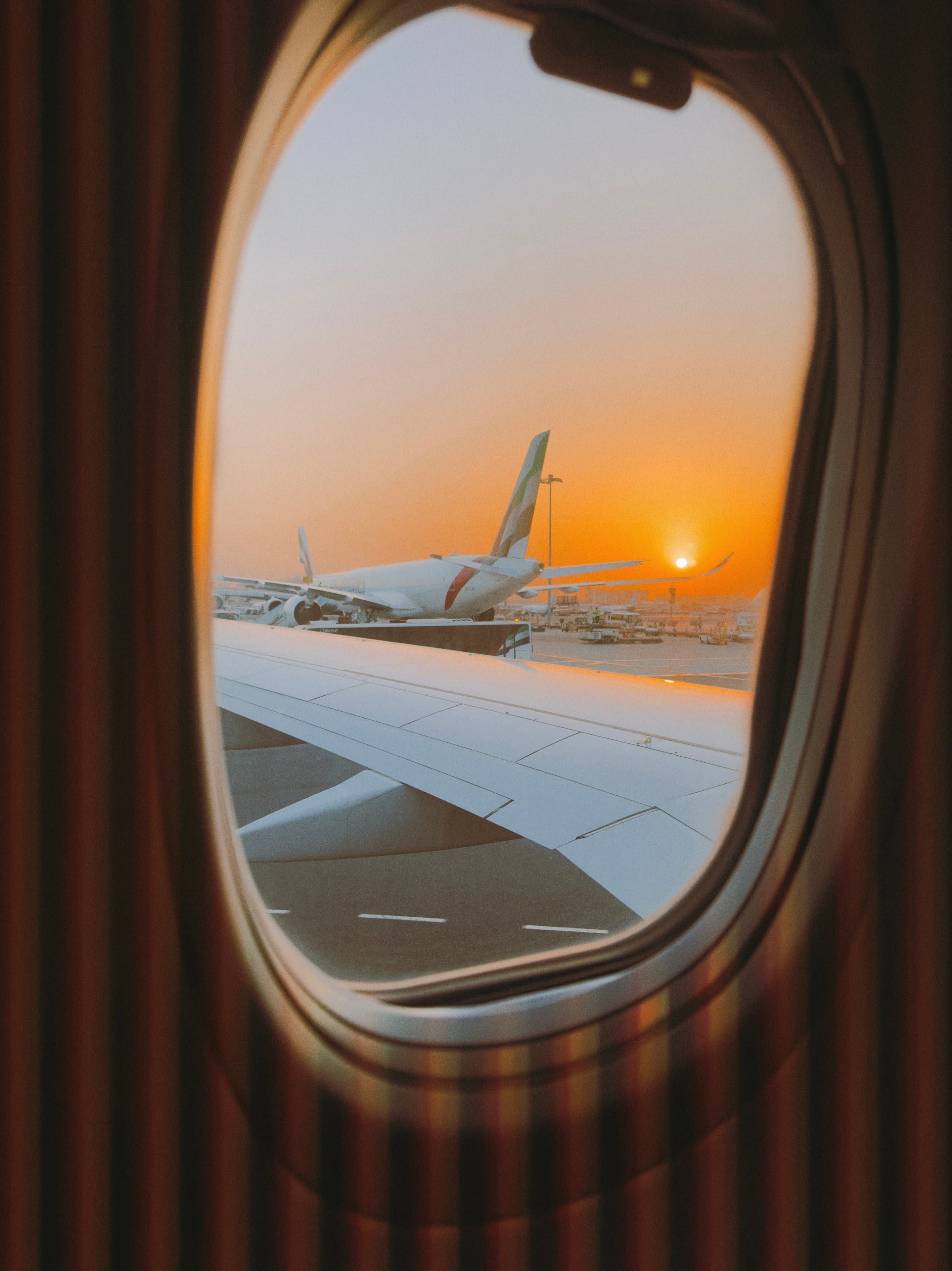 Sunrise from plane
